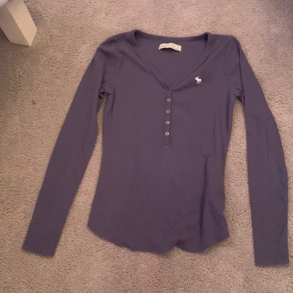 Blue Abercrombie long sleeve